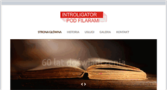 Desktop Screenshot of introligator-podfilarami.pl