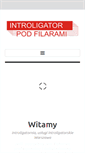 Mobile Screenshot of introligator-podfilarami.pl