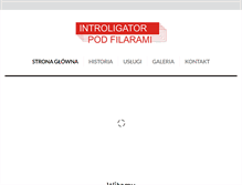 Tablet Screenshot of introligator-podfilarami.pl